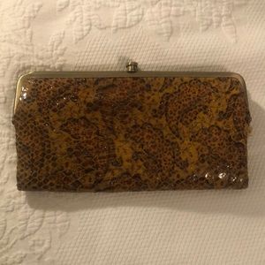 HOBO International Lauren Clutch Wallet Animal Print